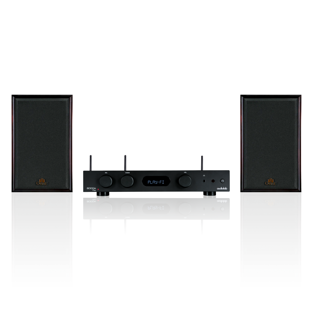 Combo AUDIOLAB 6000A PLAY (Music streaming and integrated ampifier) và CASTLE RICHMOND IV