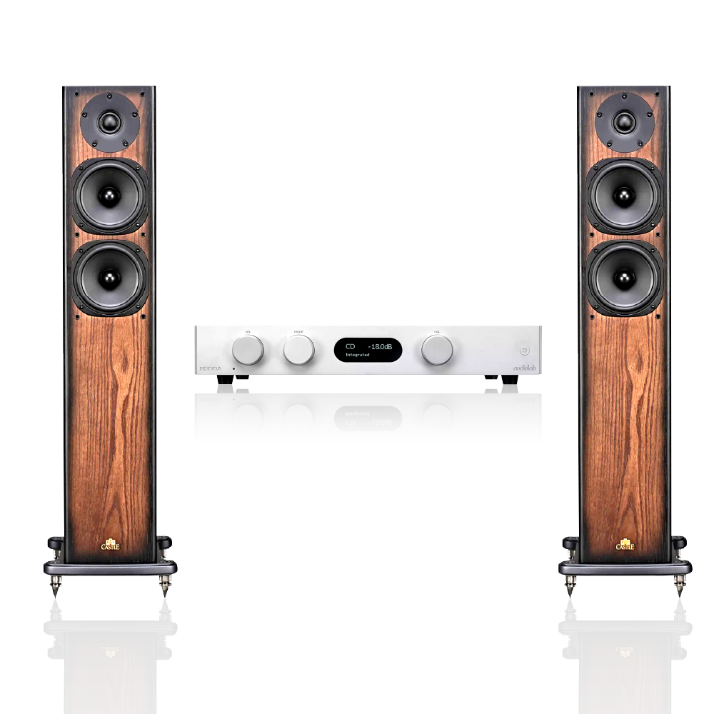 Combo AUDIOLAB 8300A (Integrated amplifier) và Castle Knight4 Veneer