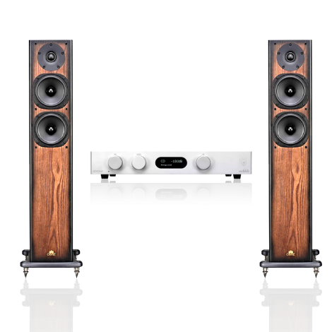 Combo AUDIOLAB 8300A (Integrated amplifier) và Castle Knight4 Veneer